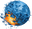 Blue Bomb Ice Aged Water logo